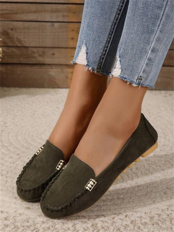 Mocassins à enfiler pour femmes – Ballerines et mocassins décontractés