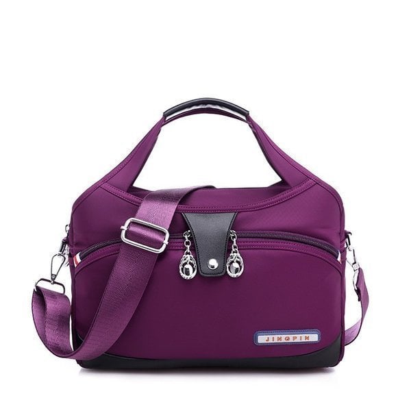 Sac bandoulière antivol multipoches en nylon pour femme