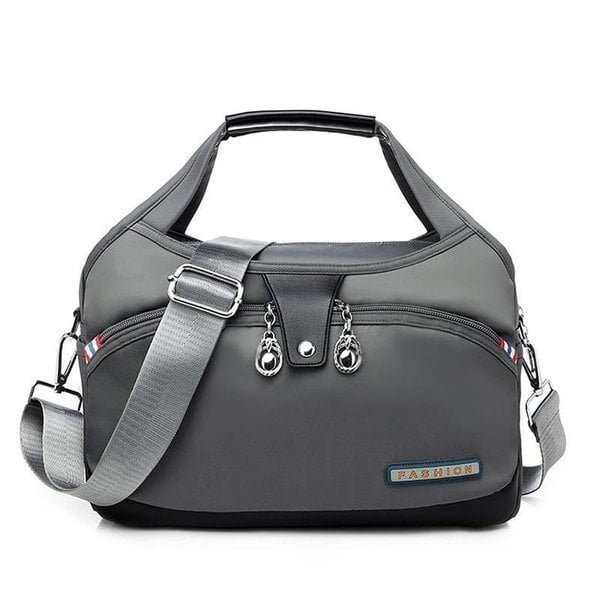 Sac bandoulière antivol multipoches en nylon pour femme