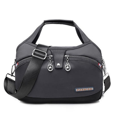 Sac bandoulière antivol multipoches en nylon pour femme