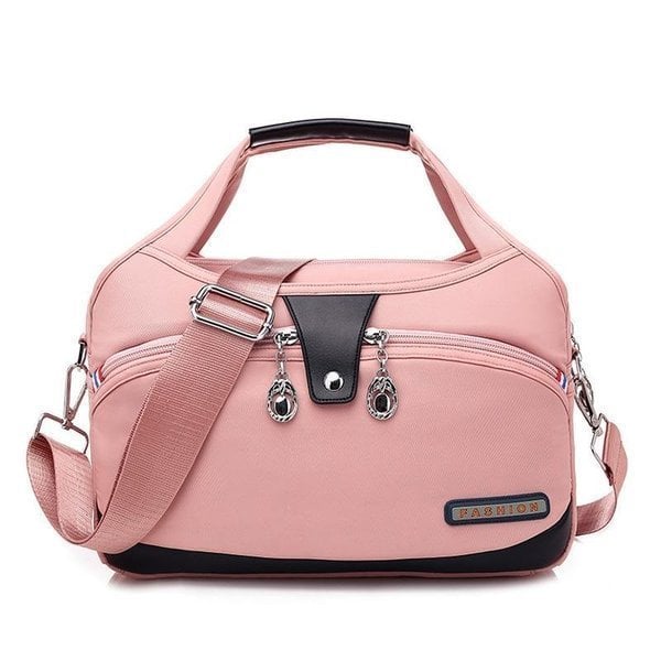 Sac bandoulière antivol multipoches en nylon pour femme