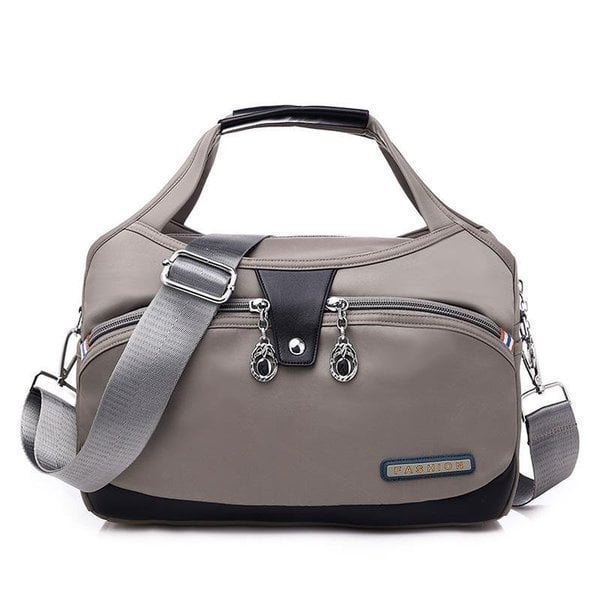 Sac bandoulière antivol multipoches en nylon pour femme