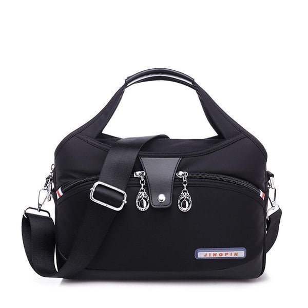 Sac bandoulière antivol multipoches en nylon pour femme