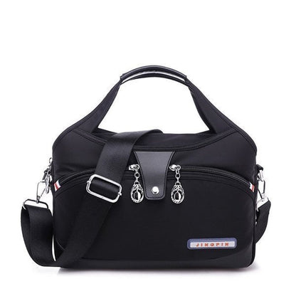 Sac bandoulière antivol multipoches en nylon pour femme