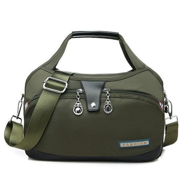 Sac bandoulière antivol multipoches en nylon pour femme