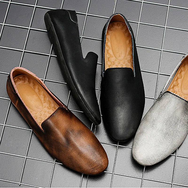 Chaussures plates souples à bout pointu pour Hommes