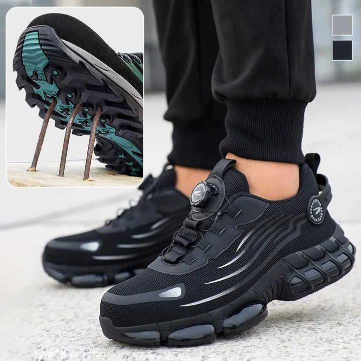 Chaussures de sécurité de travail pour hommes résistantes aux chocs et aux perforations